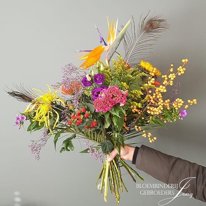 Bos bloemen bij gebroeders Jona
